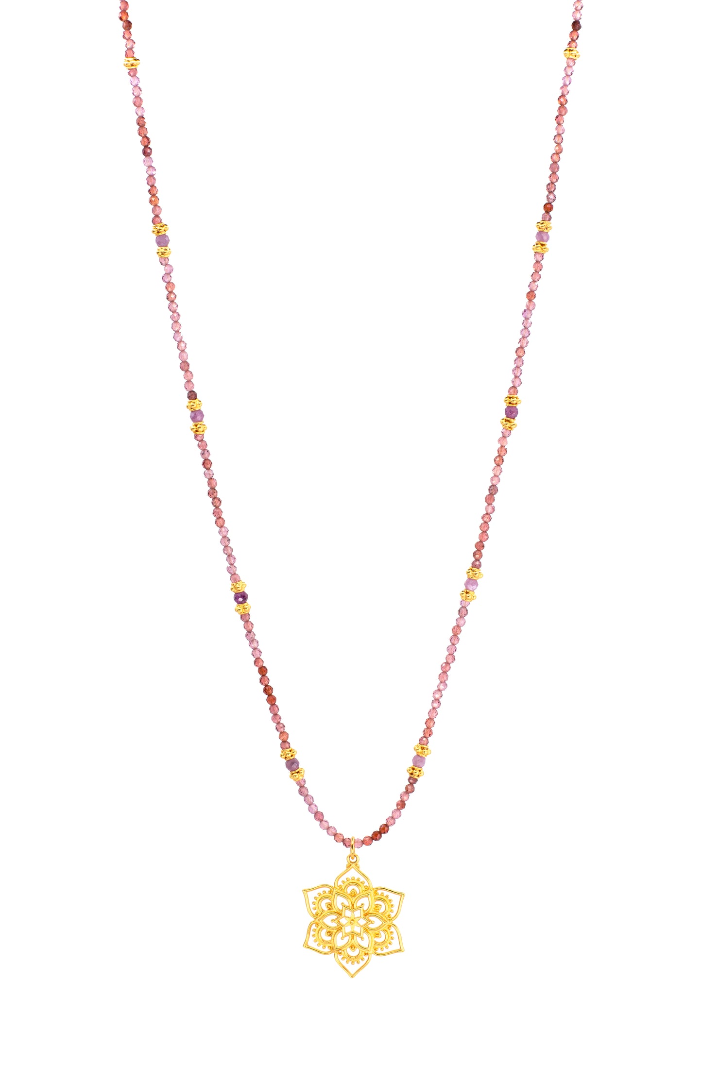 Garnet and Ruby Mandala