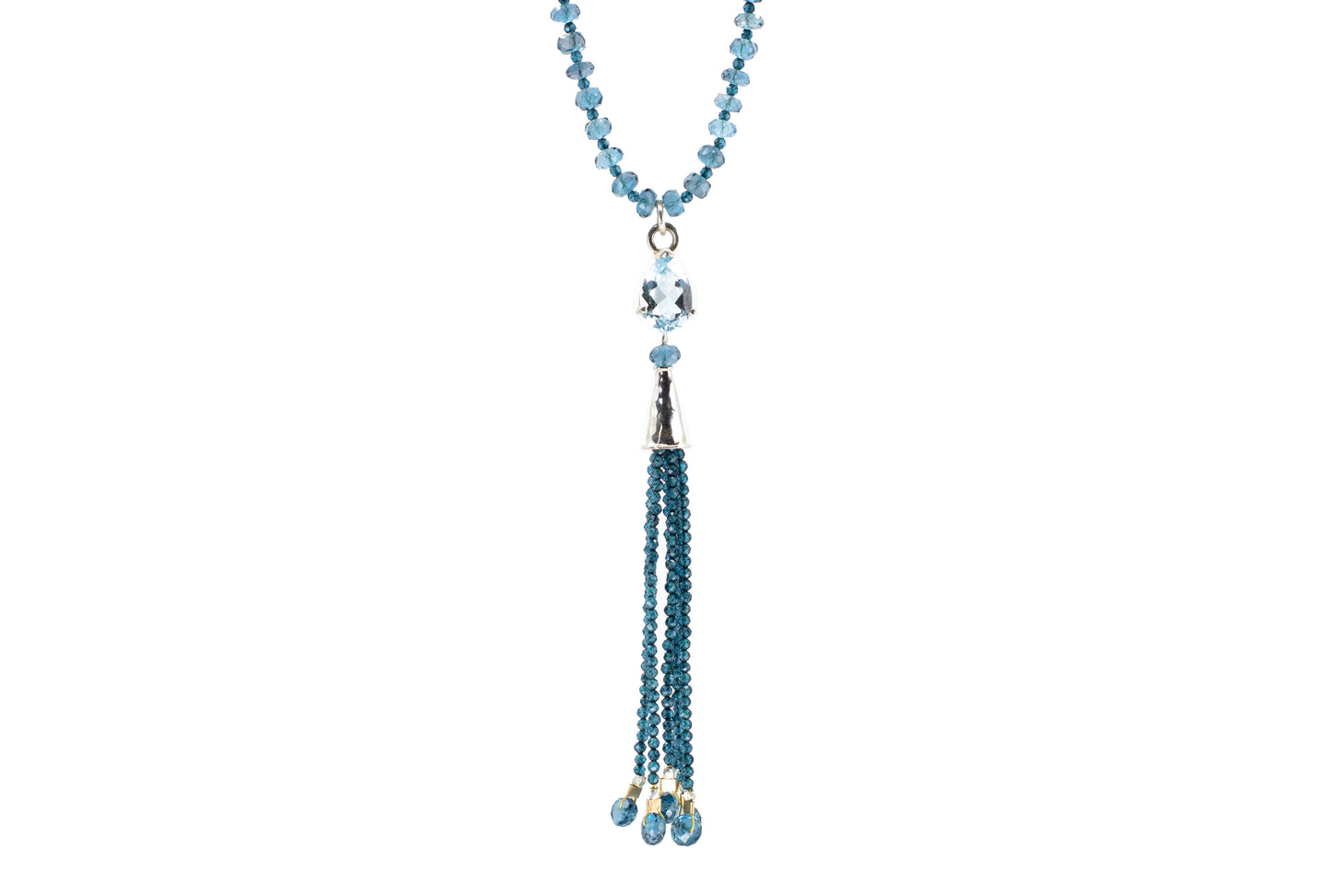 Sagestone- London Blue Topaz Mala
