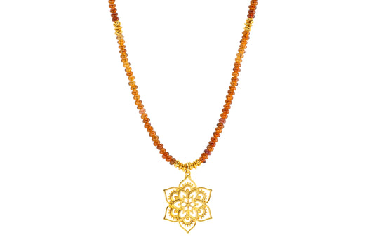 Hessonite Garnet Mandala