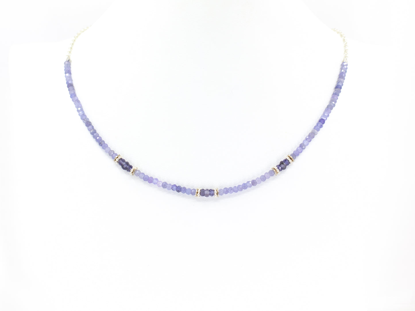 Sapphire and Iolite Gem Chain